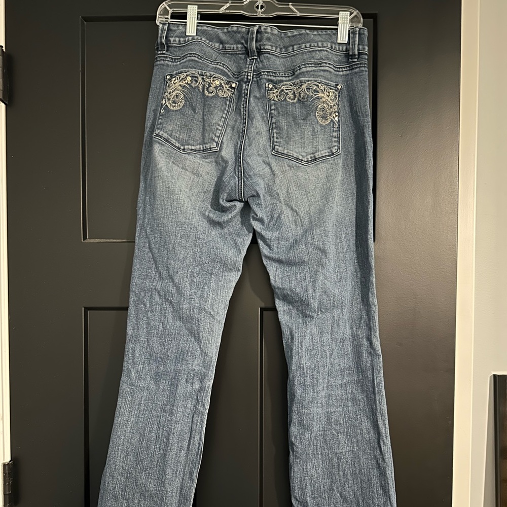 White House Black Market Low rise bootcut jeans